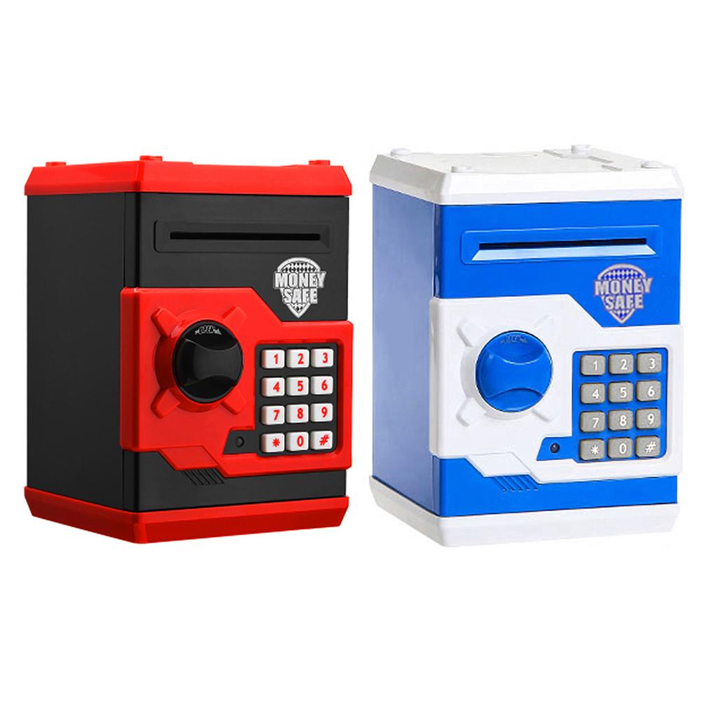 Electronic Piggy Bank ATM Password Money Box Cash Coins