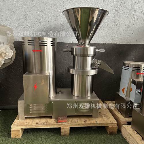 不锈钢生姜胶体磨豆瓣酱花生酱芝麻酱研磨机食品级材质胶体磨