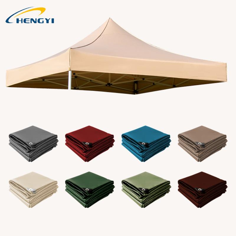 户外广告篷自动伸缩支架展览帐篷遮阳防雨便携尖顶折叠帐篷顶篷布