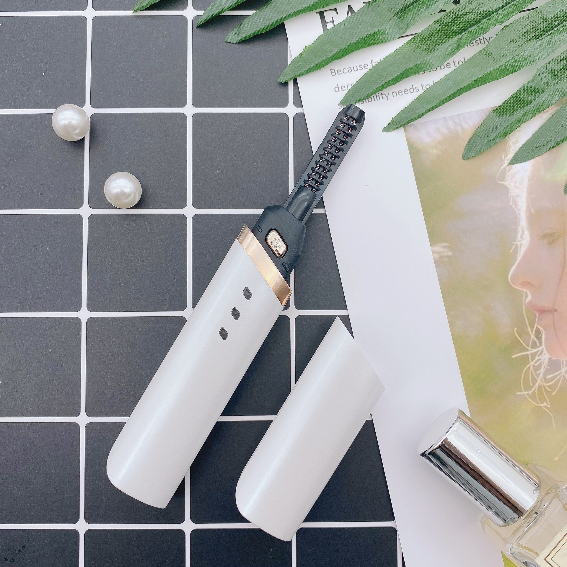 电热睫毛夹睫毛卷翘器电烫睫电动烫卷器持久定型美妆工具眼睫毛