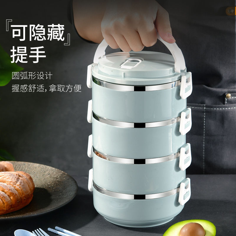 加厚不锈钢饭盒成人上班