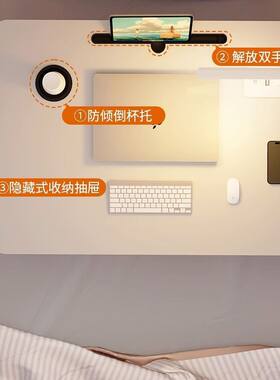 床上小桌子可折叠电脑桌家用卧室飘窗书桌宿舍学生寝室懒人学习桌