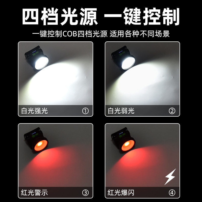 智能太阳能头灯户外多功
