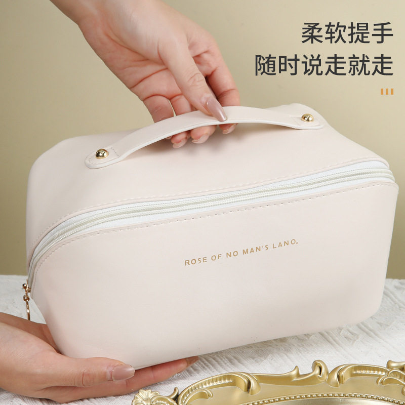 新款风琴枕头化妆包大容量式旅行洗漱包化妆品收纳手提化妆包