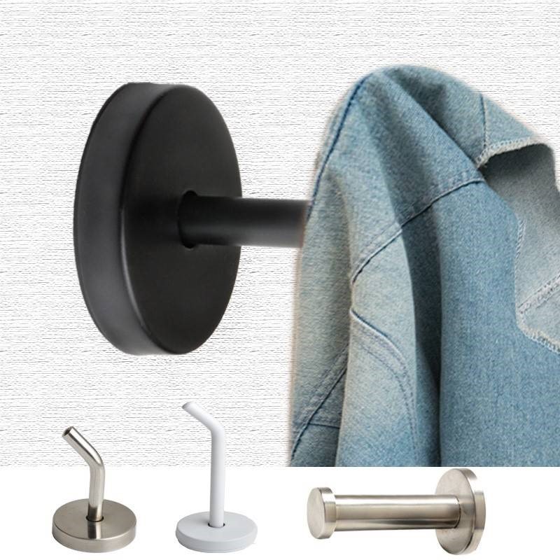 服装店挂衣架墙上个正壁挂上挂钩挂钩墙点衣服架展示架挂衣钩挂单