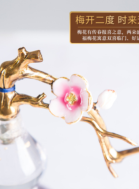 创意葫芦摆件新中式客厅玄关酒柜书房办公室开业礼品家居软装饰品