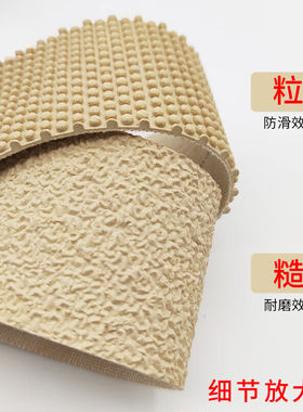 极速黄色橡胶包辊带糙面粒面带包辊皮防滑带验布打卷机纺织颗粒带
