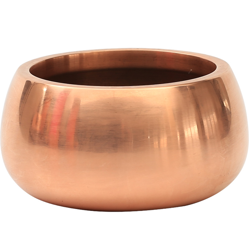 钵式香炉紫铜大号线香炉家用茶道盘香炉室内供奉纯铜宣德檀香薰炉