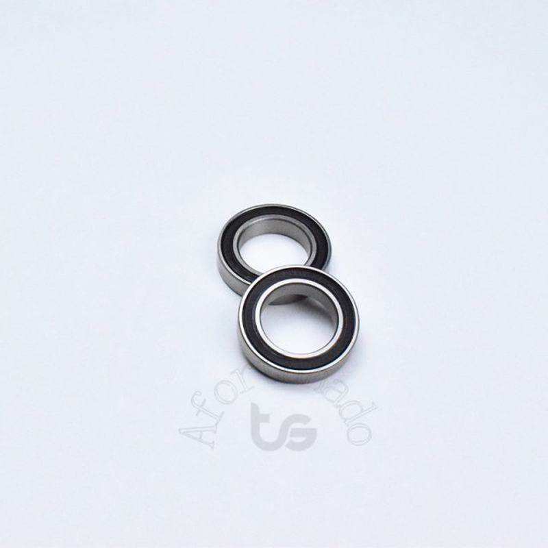 10pcs 6802RS 15*24*5(mm) free shipping chrome steel rubber