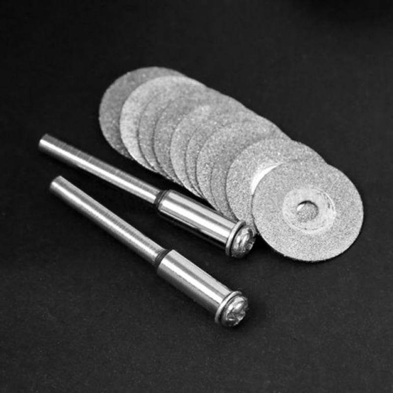 10Pcs Diamond Cutting Disc Woodworking Grinding Wheel Wood P