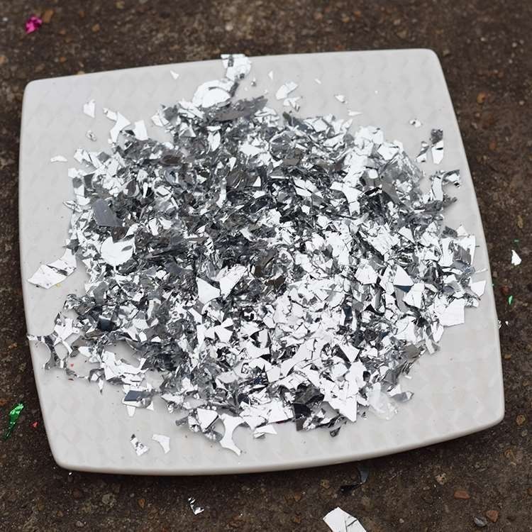 金色银绿红色碎纸屑酒吧道具气氛手抛彩色影印纸闪光亮片碎片金蛋