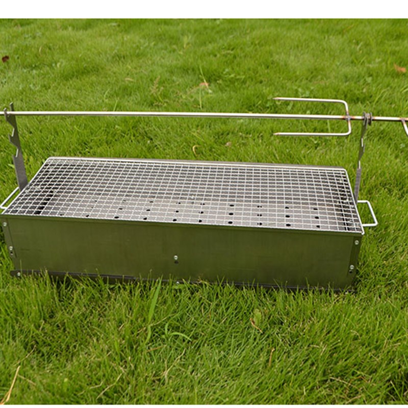 烤羊腿炉子羊腿叉家用烧烤架子户外野外烤羊排肉串商用烧烤炉木炭