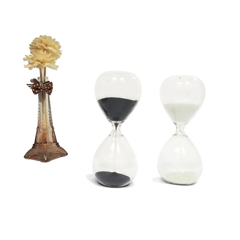 沙漏15/30/60/90/100/120分钟计时器创意家居摆件