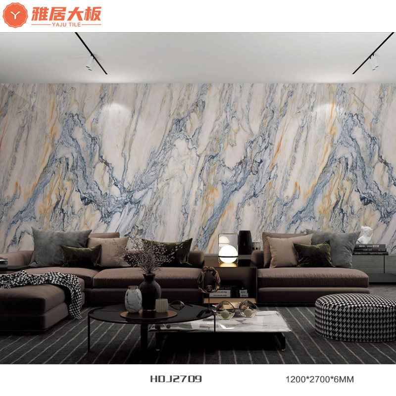 岩板1200x2700超薄6mm别墅背景墙无限连纹新中式轻奢瓷砖厂家直销