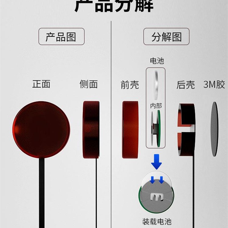 电视机上盒家电遥控红外转发器免供电大功率讯号放大接收器延长线