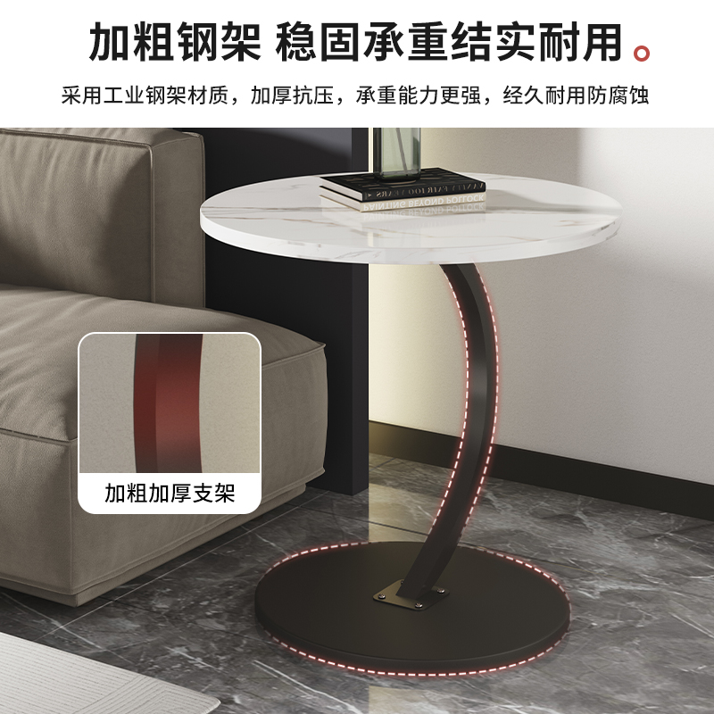 沙发边几侧边柜简约现代家用客厅小桌子阳台小茶几卧室床头置物架