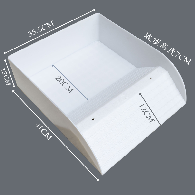 陆龟水盆半水龟泡澡盆喂水盆黄缘盒龟泡水盆爬宠饮水盆乌龟喂水器