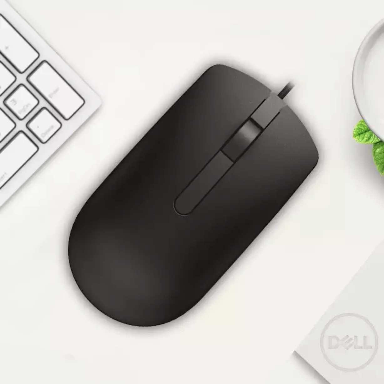 Dell戴尔MS116有线鼠标USB光电鼠标1000dpi人体工程学黑色