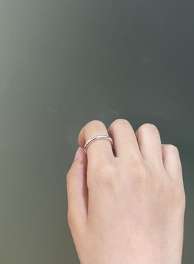 LAKICKZ 不规则复古时尚个性戒指女潮小众设计冷淡风高级简约指环