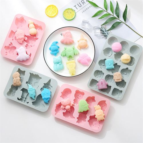 Silicone Cake Mold Halloween Pumpkin Ghost Baking Mold Diy H