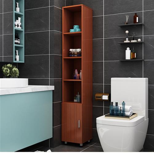 定制化妆室落地防水防潮角柜夹缝收纳浴室边柜子收纳柜窄柜置物架