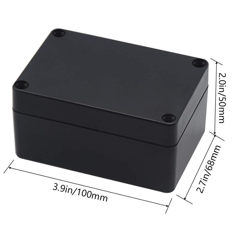 Black Color Waterproof Plastic Enclosure Box Electronic Hous