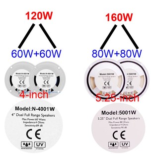 Inch Marine Size Waterproof 5.25 Boat GUZARE Speakers