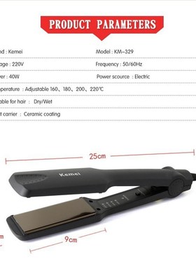 Kemei Professional Hair Straightener Straightening Iron Pran