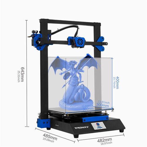 好货Tronxy 3D Printer XY-3 PRO Printing Size 300x300x400mm D