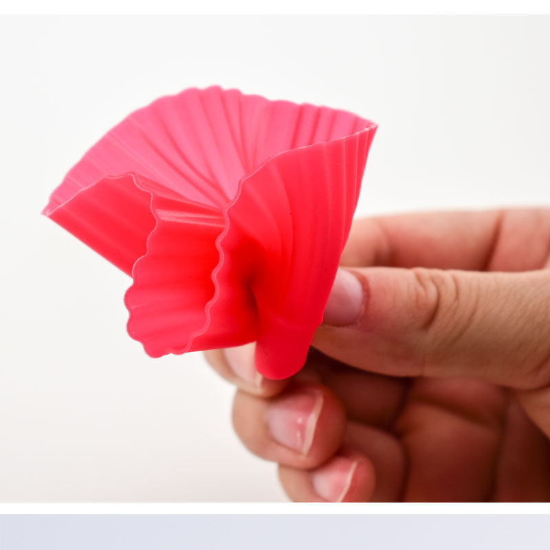 6Pcs/Lot Silicone Cake Mold Muffin Cupcake Bakeware Kitchen