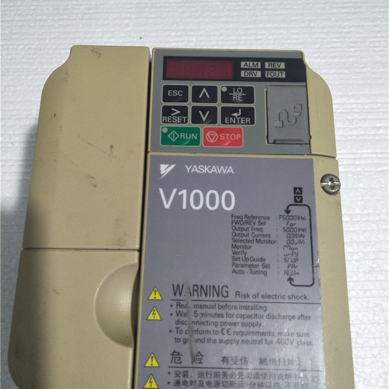 CIMR-VB4A0002BBA 拆机变频器实图拍摄测试包好带质保0.75/0.4kw
