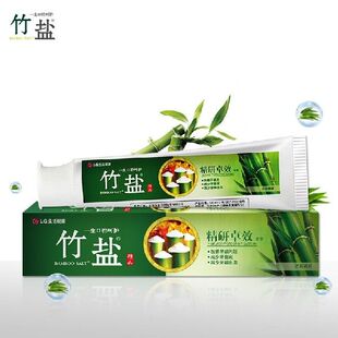 竹盐牙膏精研卓效减少牙龈出血红肿改善牙龈炎减少牙菌斑170g年货
