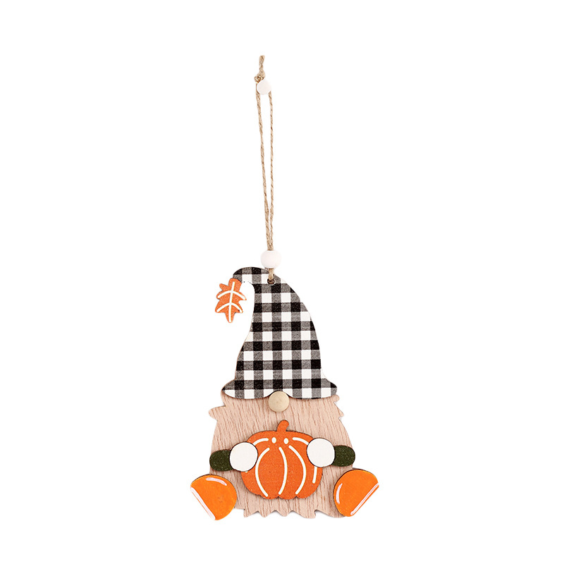 Halloween decorations Faceless Old Man Halloween Wooden Sign