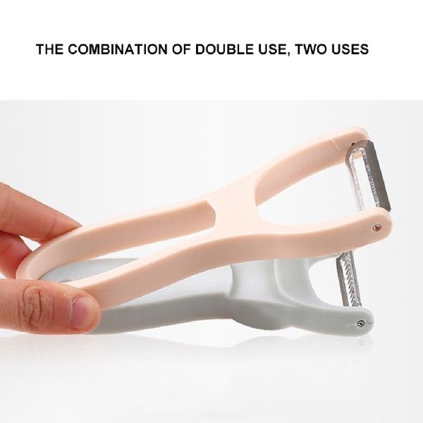 2Pcs Plastic Kitchen Gadgets Peeler Set 2 In 1