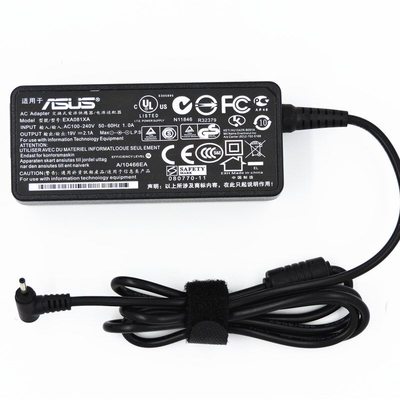 原装华硕19V2.1A笔记本电脑充电器EPC 1015B N455 电源适配器40W