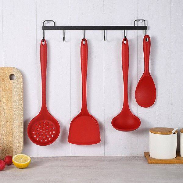 1/4Pcs Silicone Cooking Utensils Non-Stick Turner Spatula