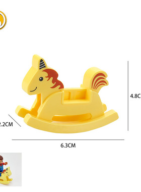 New Big Building Blocks Accessories Figuras Furniture Fruit