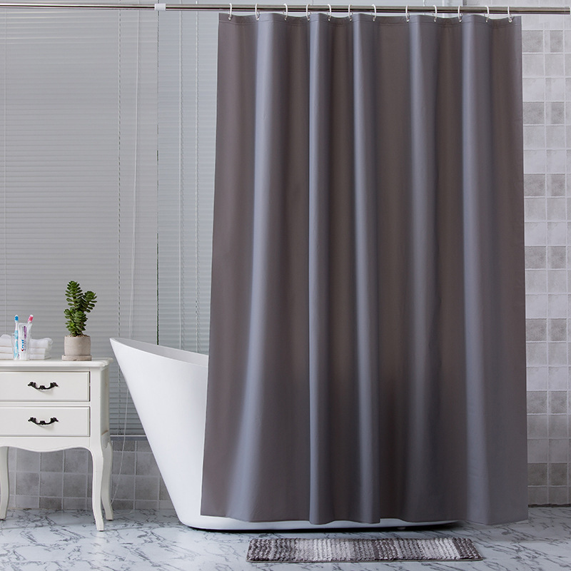Transparent Shower Curtain Bathroom Curtain Peva Plain Water