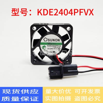 全新SUNON建准 KDE2404PFVX 24V 1.9W 4CM 4010变频静音散热风扇