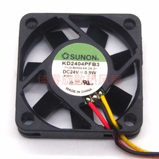 全新SUNON KD2404PFB3 24V 0.9W 4CM变频器风扇KD2406PHB2 1.28W