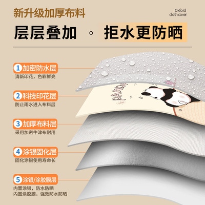 滚筒洗衣机罩盖布小天鹅防水防晒遮挡帘海尔8 10公斤防尘遮阳套罩