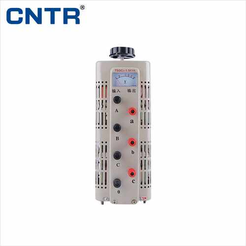 泰然 接触式三相380v调压器3/5/10000w 升降压 0-500v调压变压器