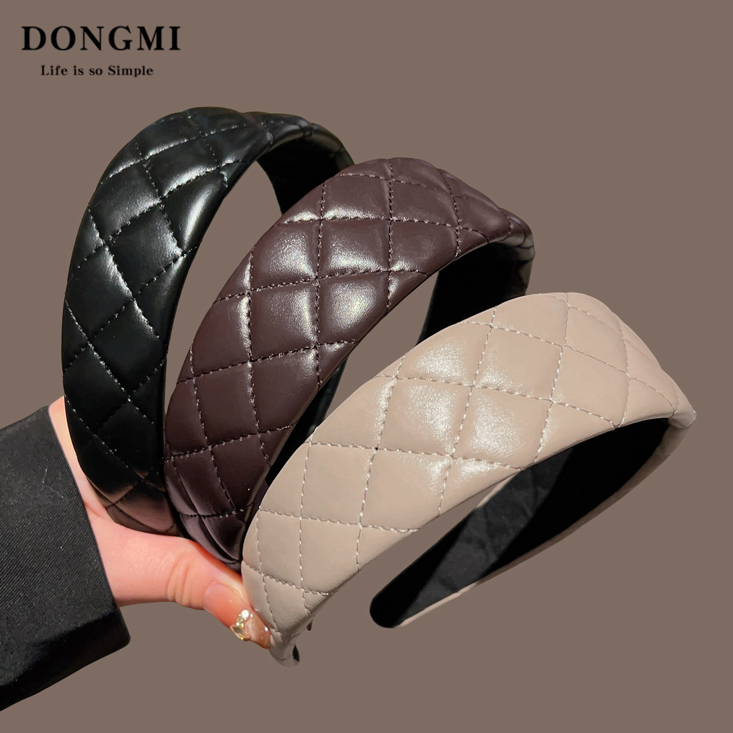 钟楚曦同款黑色复古发箍女小香风气质法式头饰高颅顶头箍简约发卡