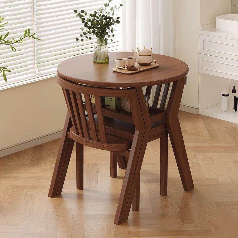 喝茶圆桌桌椅阳台三件套茶桌实木茶台休闲一桌二椅组合茶几学习桌,3C数码配件,USB灯,淘宝优惠券,粉丝福利购,淘宝优惠卷