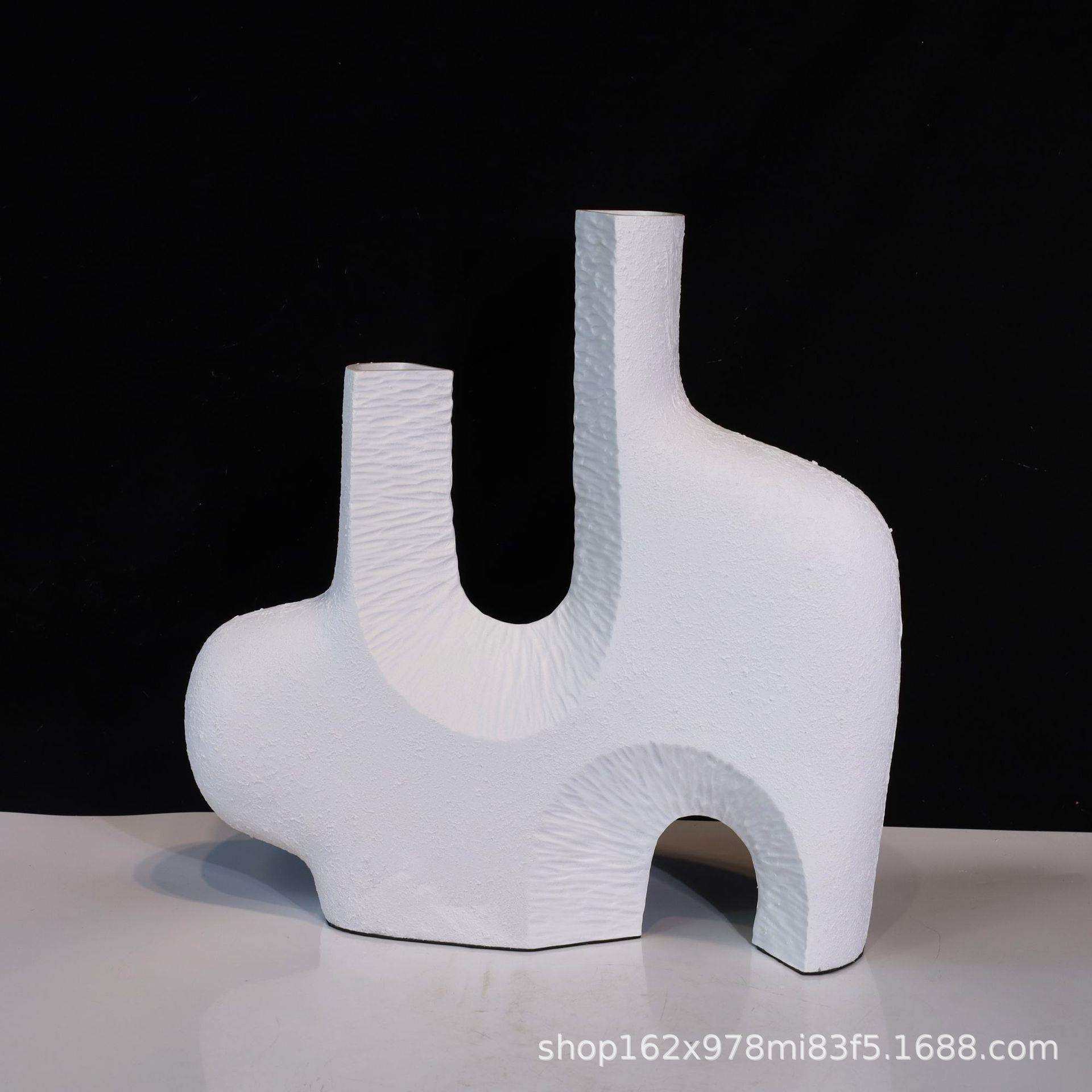 现代简约树脂纹理几何花器极简摆件样板房售楼处桌面书柜茶几饰品,3C数码配件,USB灯,淘宝优惠券,粉丝福利购,淘宝优惠卷