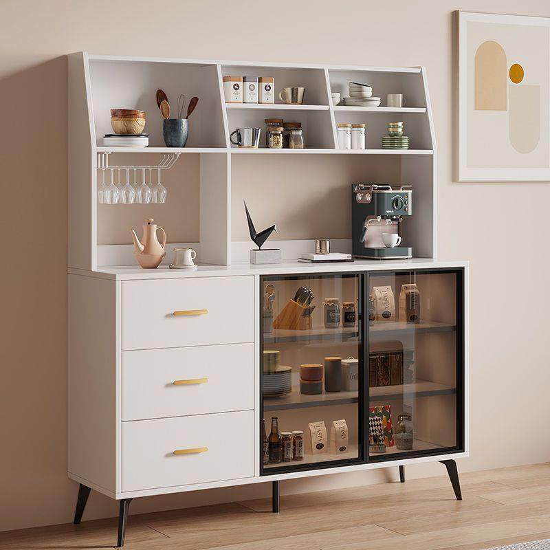 餐边柜高柜一体靠墙简约家用酒柜客厅储物柜碗柜家用厨房茶柜,3C数码配件,USB灯,淘宝优惠券,粉丝福利购,淘宝优惠卷