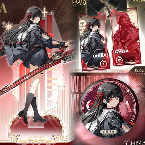 鸣潮千咲周边套装嘉贝莉娜尤诺徽章挂件立牌二次元游戏谷子合集