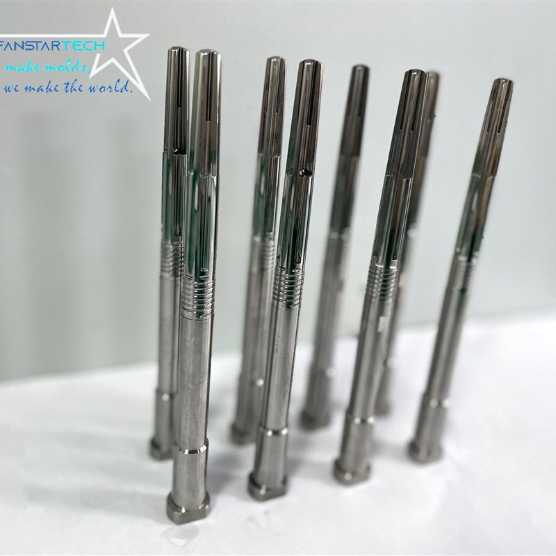 精密非标笔模型芯镶件注塑塑料模具配件笔盖芯子笔芯螺牙镶件定制