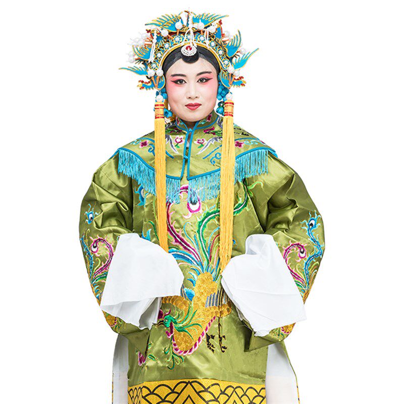 戏装 戏曲舞台演出老旦服装 佘太君太后戏服 普老旦蟒袍 女蟒凤袍
