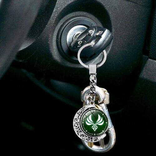 好货Genshin Impact Keychain Anime Keychain Element Vision Go